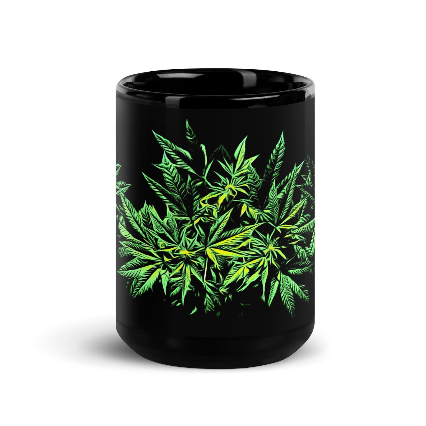 Early Flowering Broad Cannabis Leaf Mug