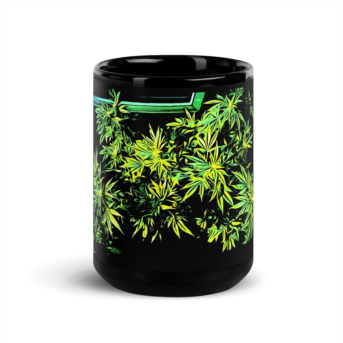 X Shaped Cannabis Plant Mug