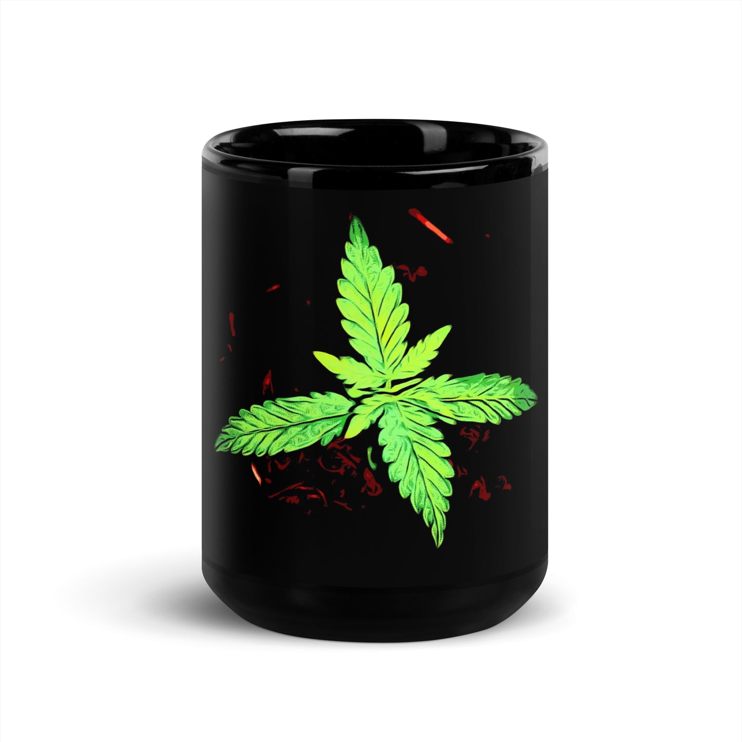 Four Leaf Cannabis Plant Mug