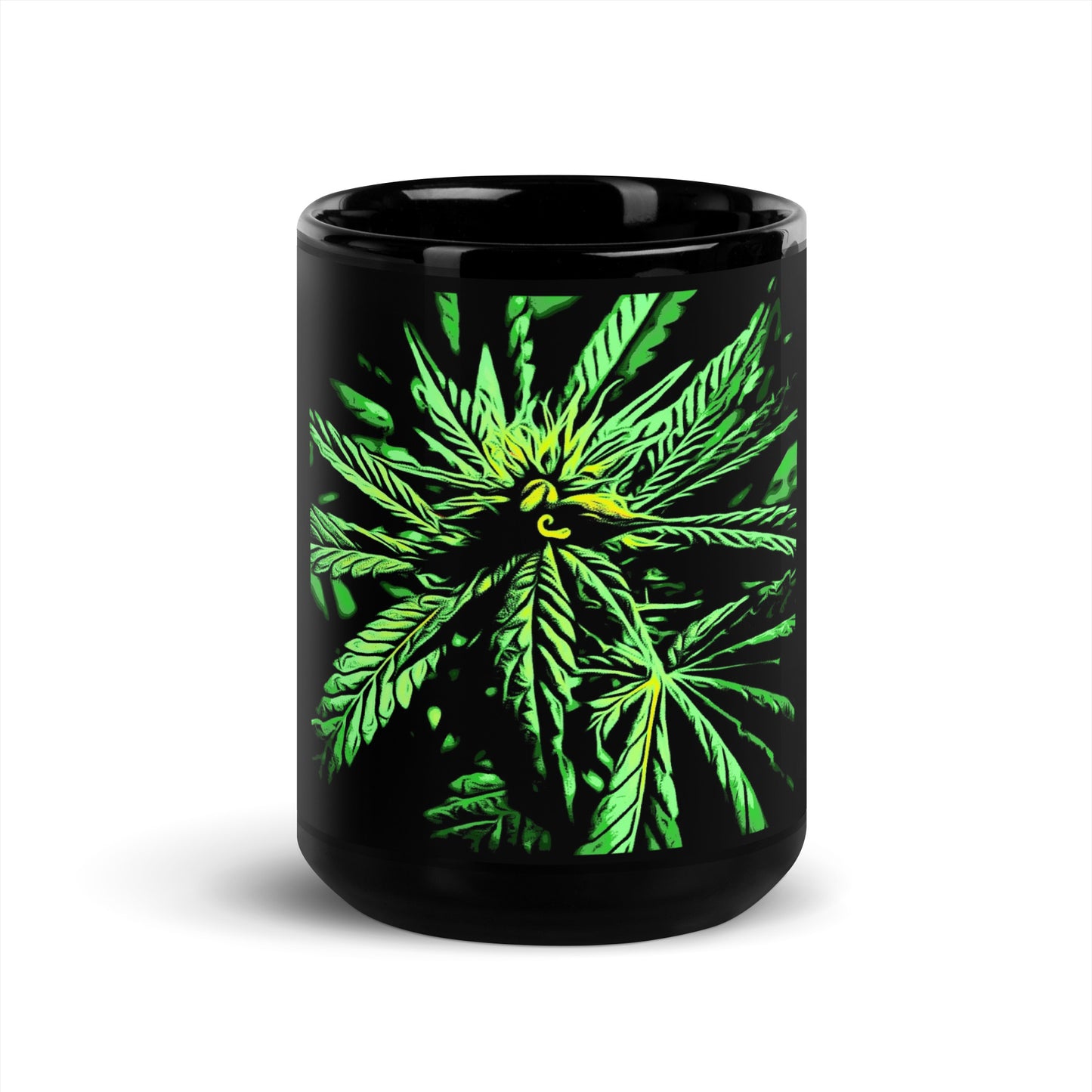 Seeded Flowering Cannabis Plant Mug