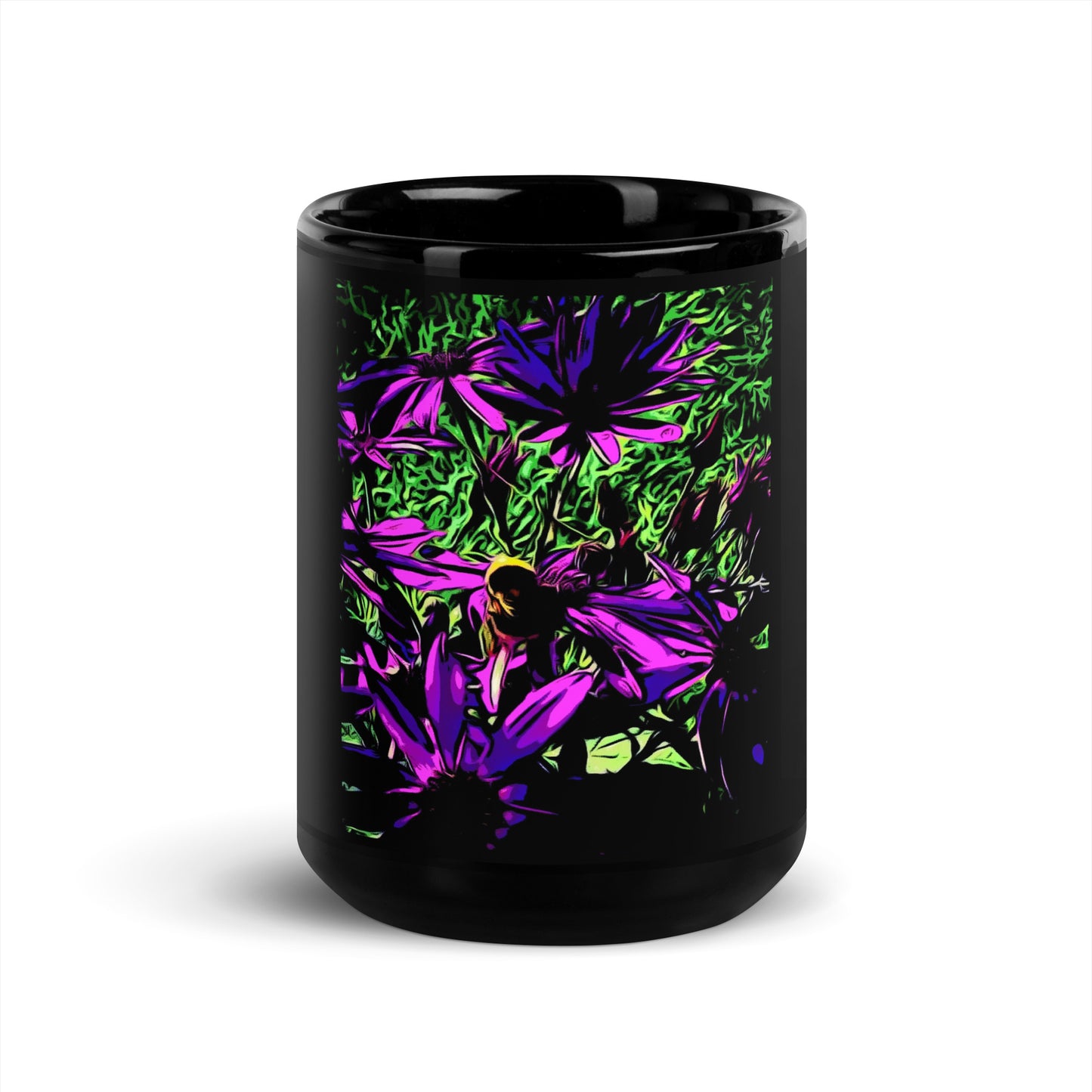 Bee on Purple Flower Mug