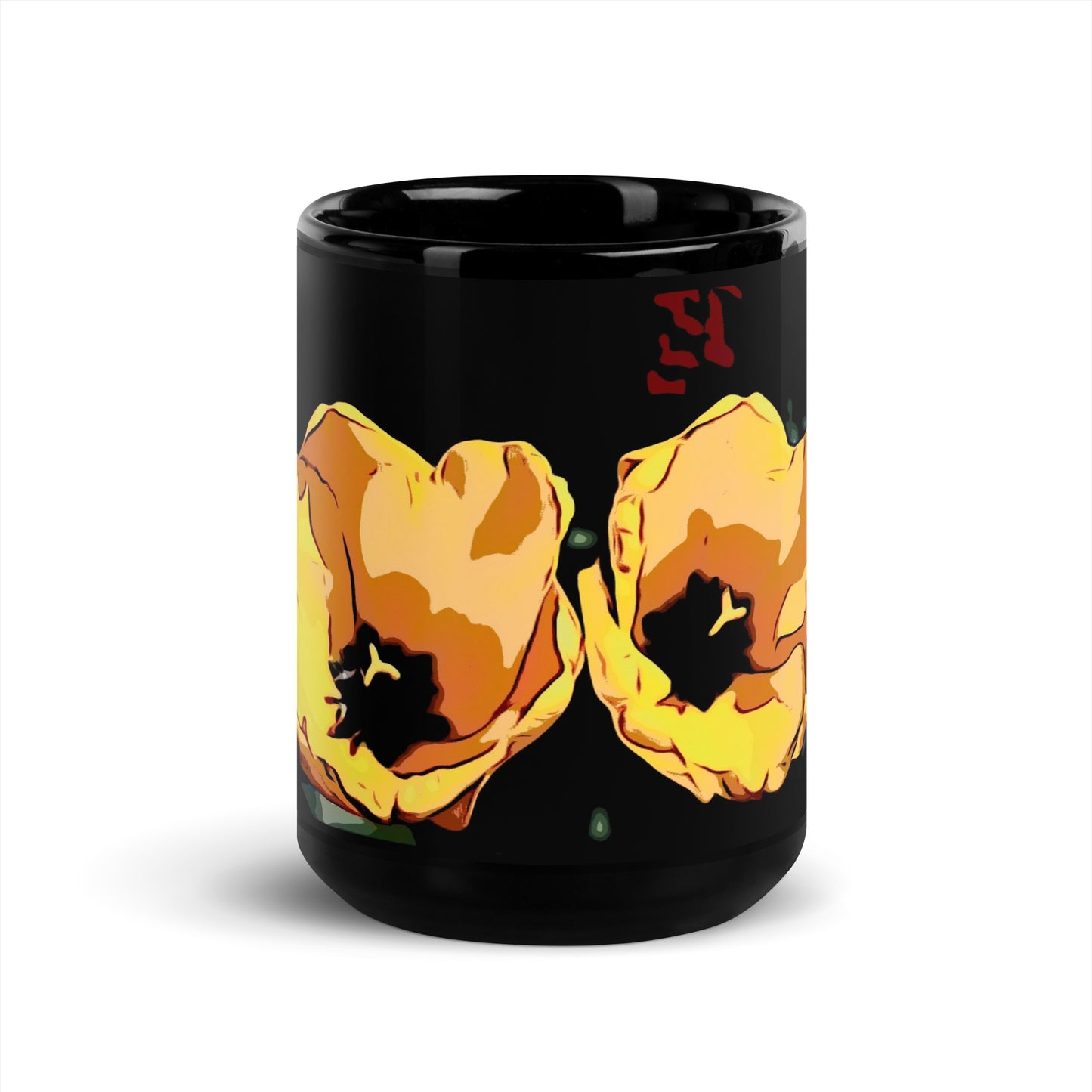 Yellow Tulip Flowers Mug