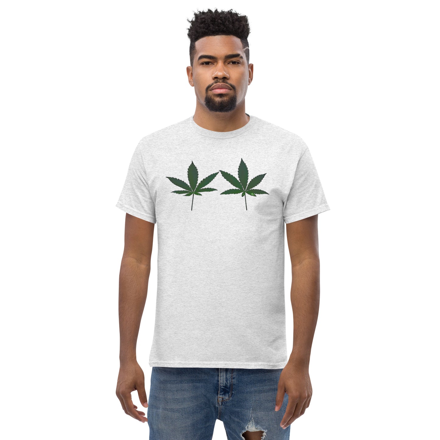 Green Cannabis Leaves Unisex T-shirt