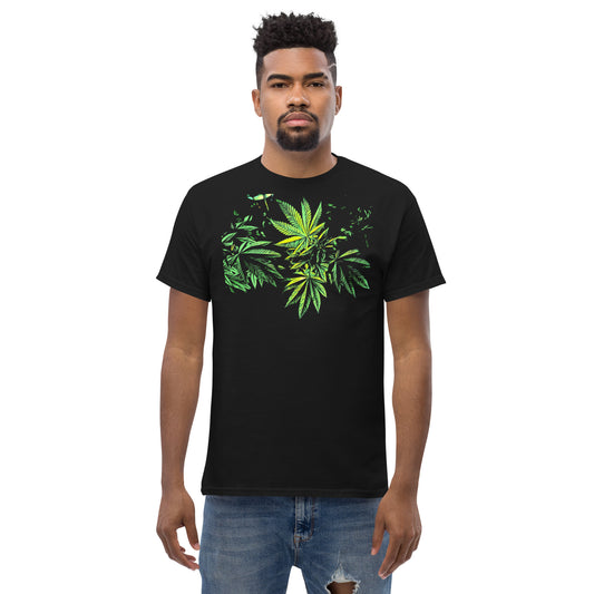 3 Big Cannabis Leaves Unisex T-shirt