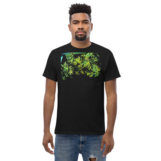 X Shaped Cannabis Plant Unisex T-shirt