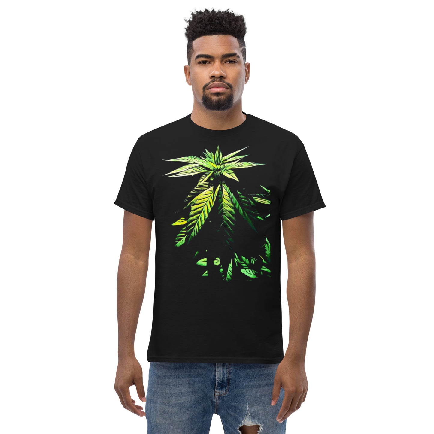 Praying Vegetative Cannabis Plant Unisex T-shirt