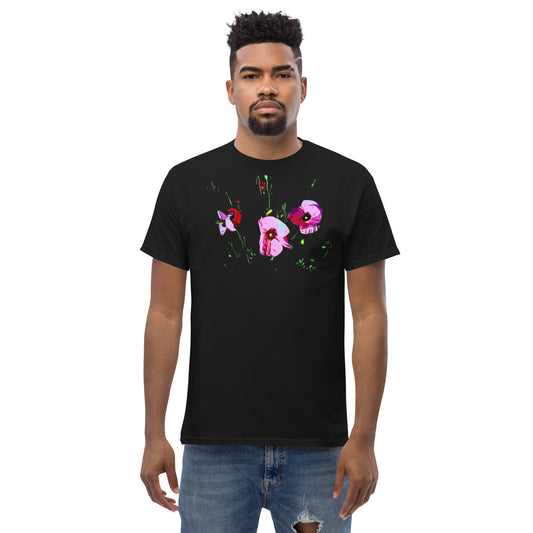 Field of Pink Poppy Flowers Unisex T-shirt