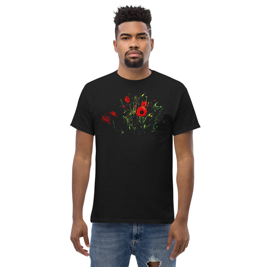 Field of Red Poppy Flowers Unisex T-shirt