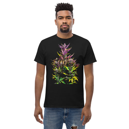 Faded Rainbow Cannabis Flowers Unisex T-shirt