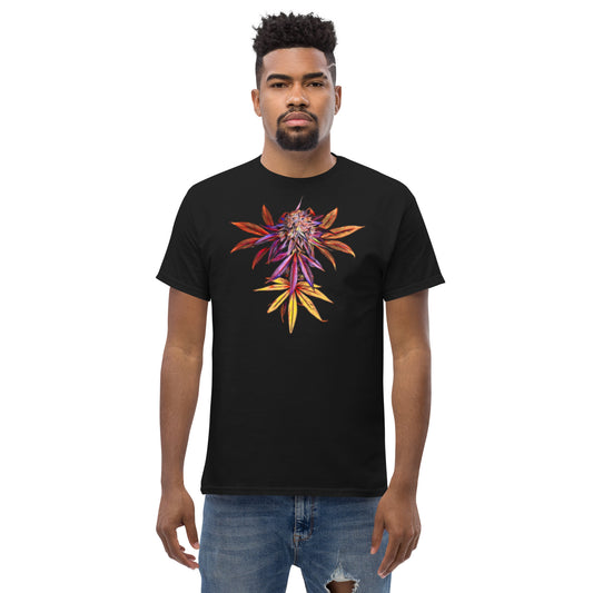 Faded Rainbow Cannabis Flower Unisex T-shirt