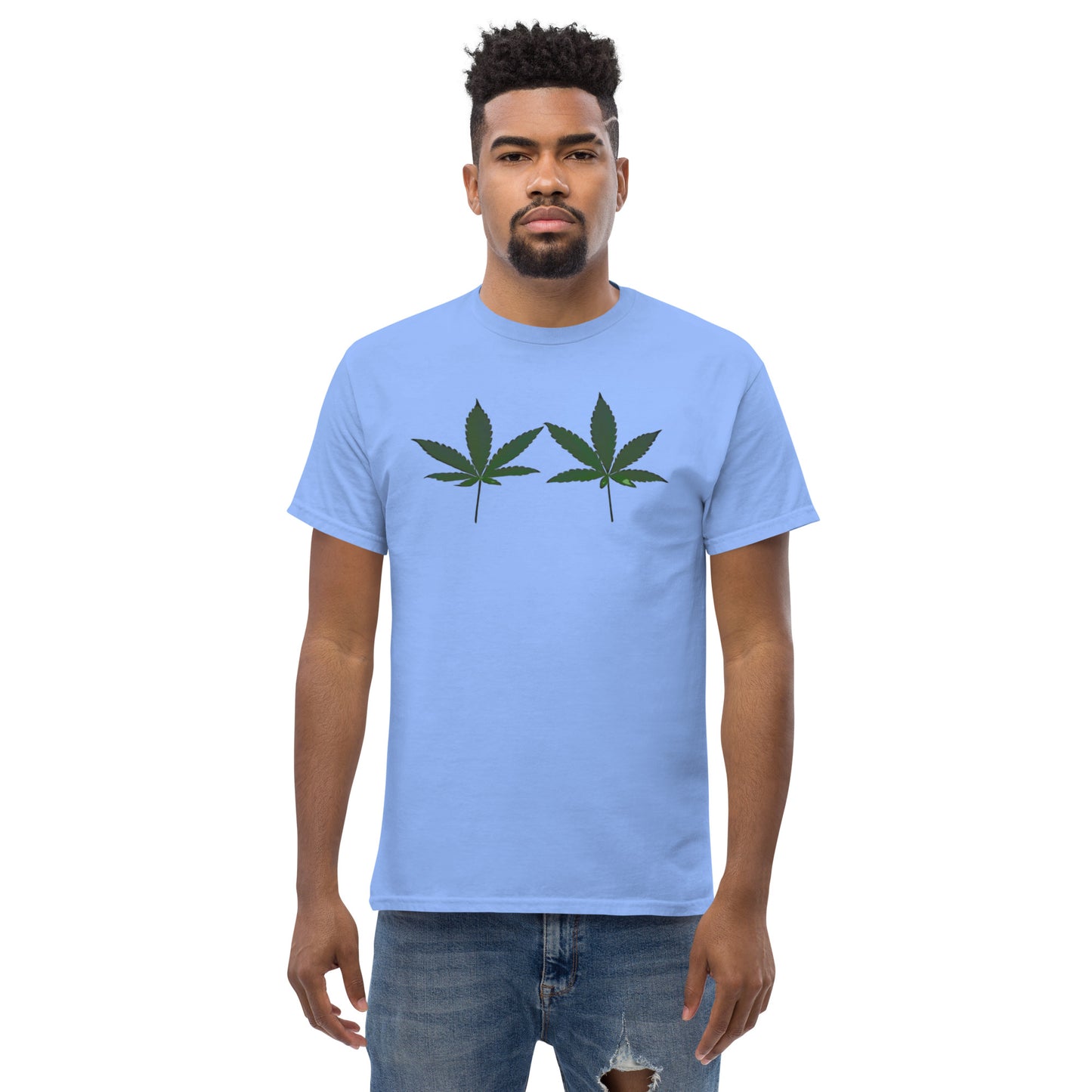 Green Cannabis Leaves Unisex T-shirt