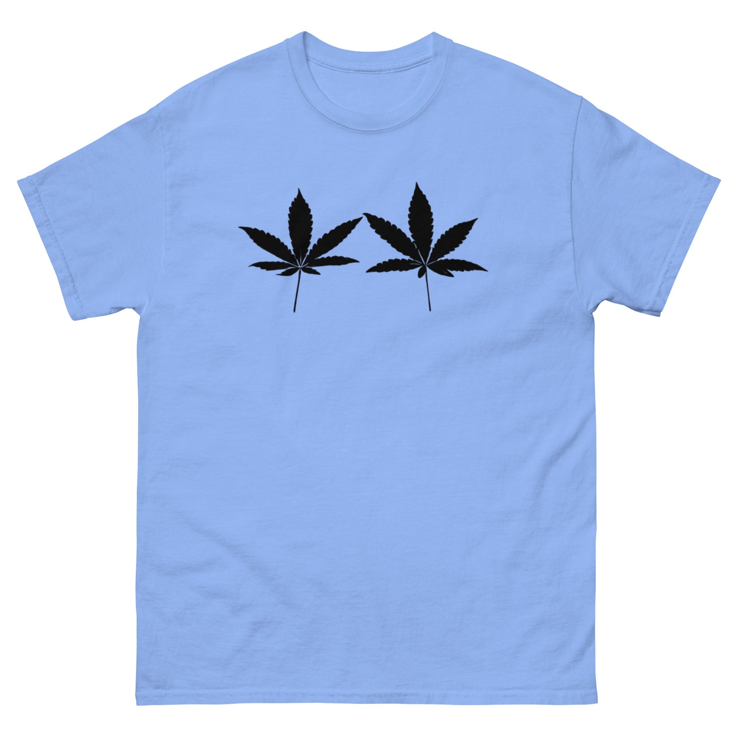 Black Cannabis Leaves Unisex T-shirt