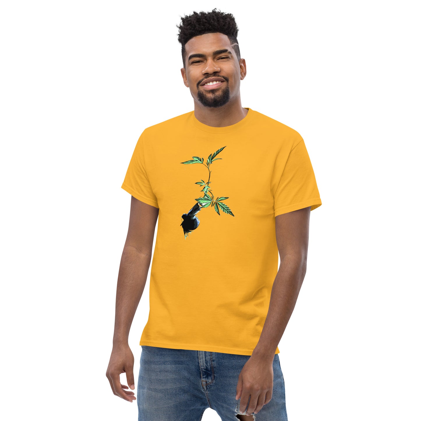 Bonsai Bong Cannabis Plant Unisex T-shirt