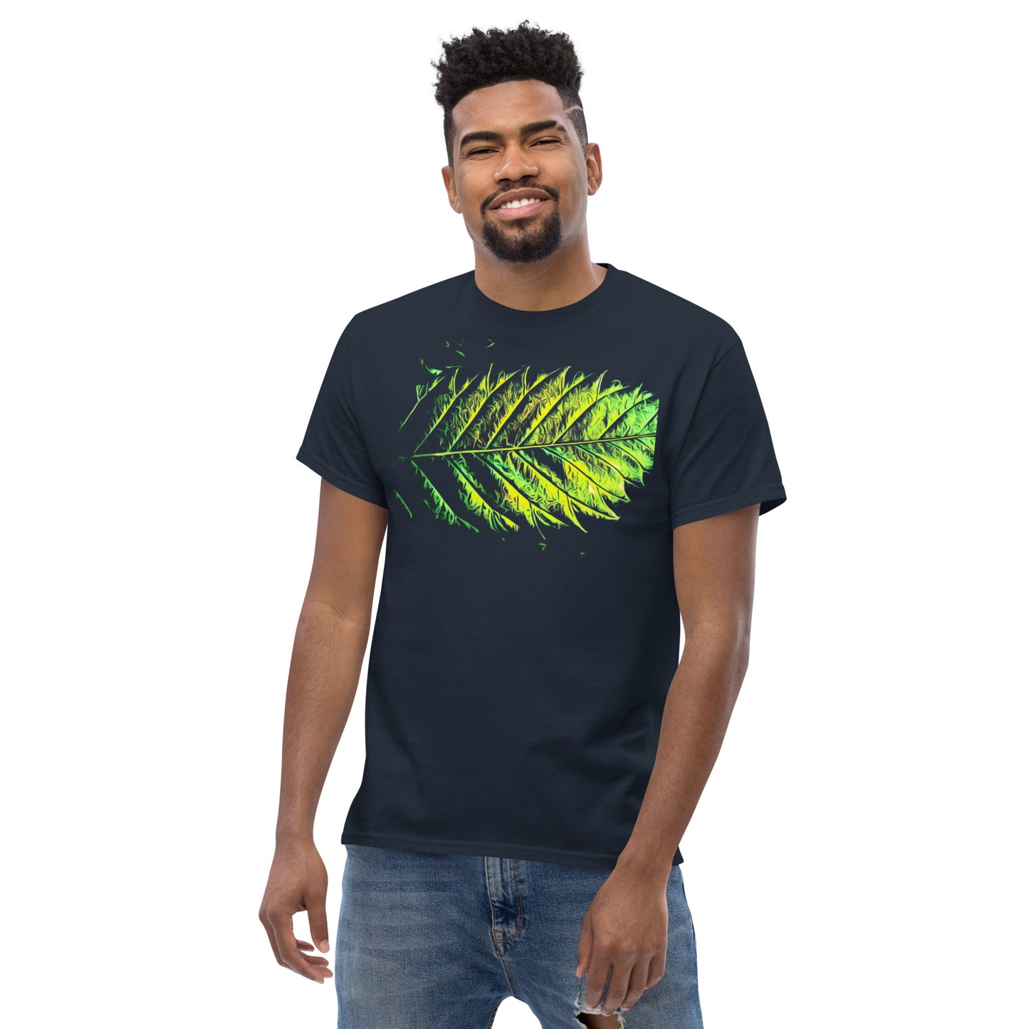 Double Serrated Cannabis Leaf Unisex T-shirt
