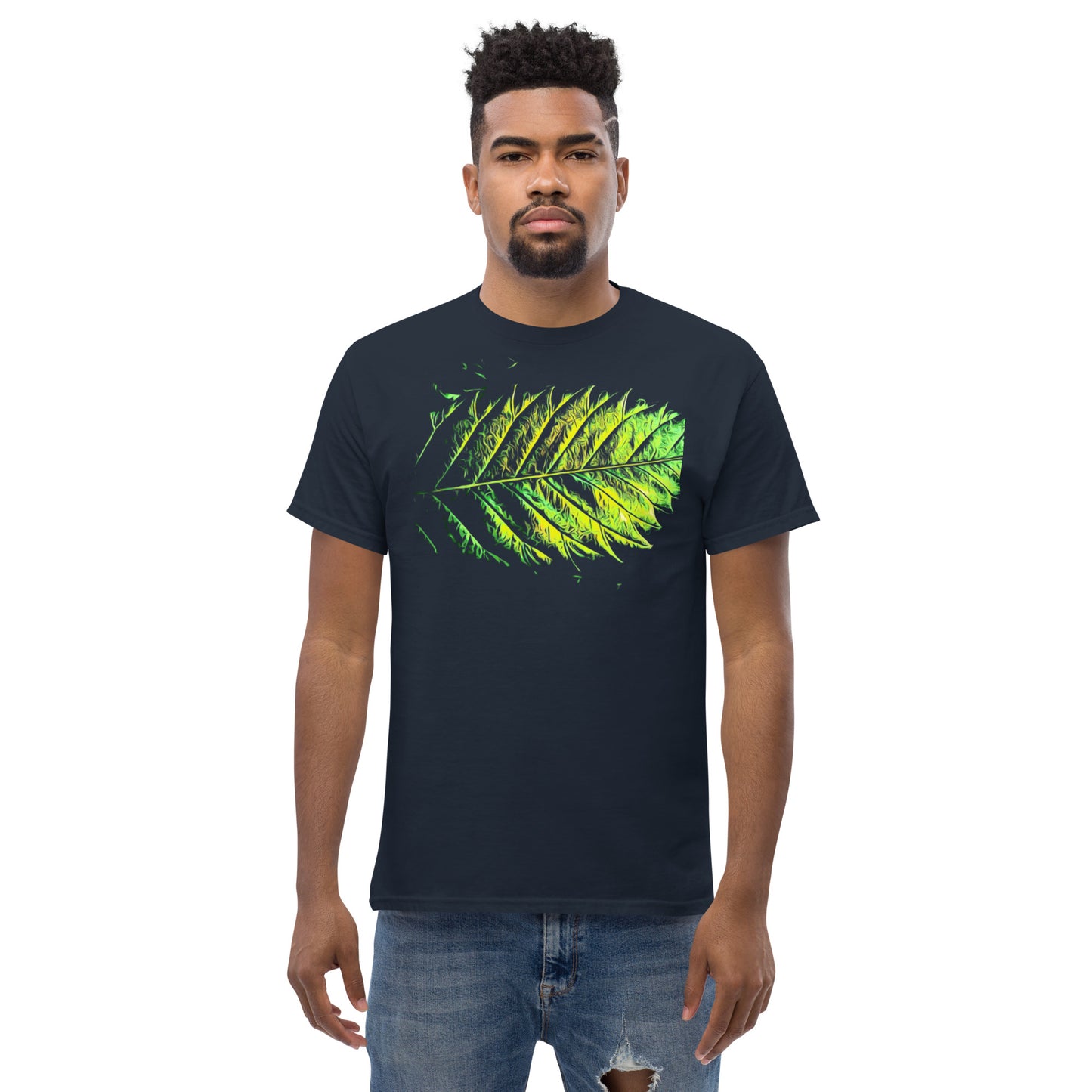 Double Serrated Cannabis Leaf Unisex T-shirt