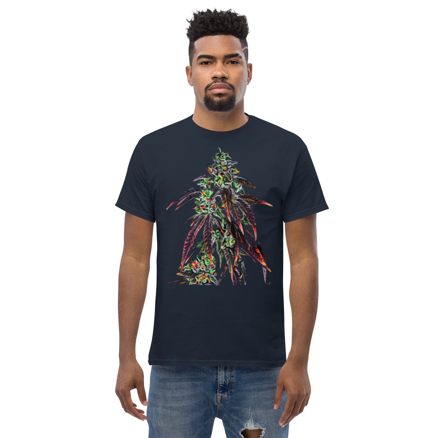 Rainbow Cannabis Flower Unisex T-shirt