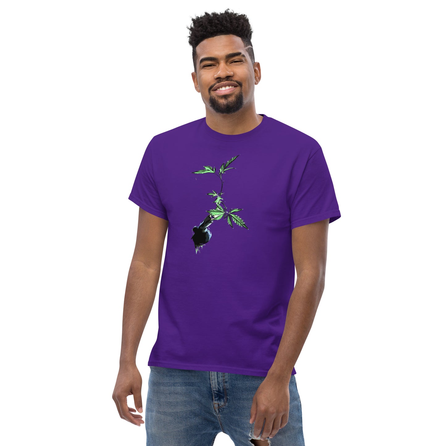 Bonsai Bong Cannabis Plant Unisex T-shirt
