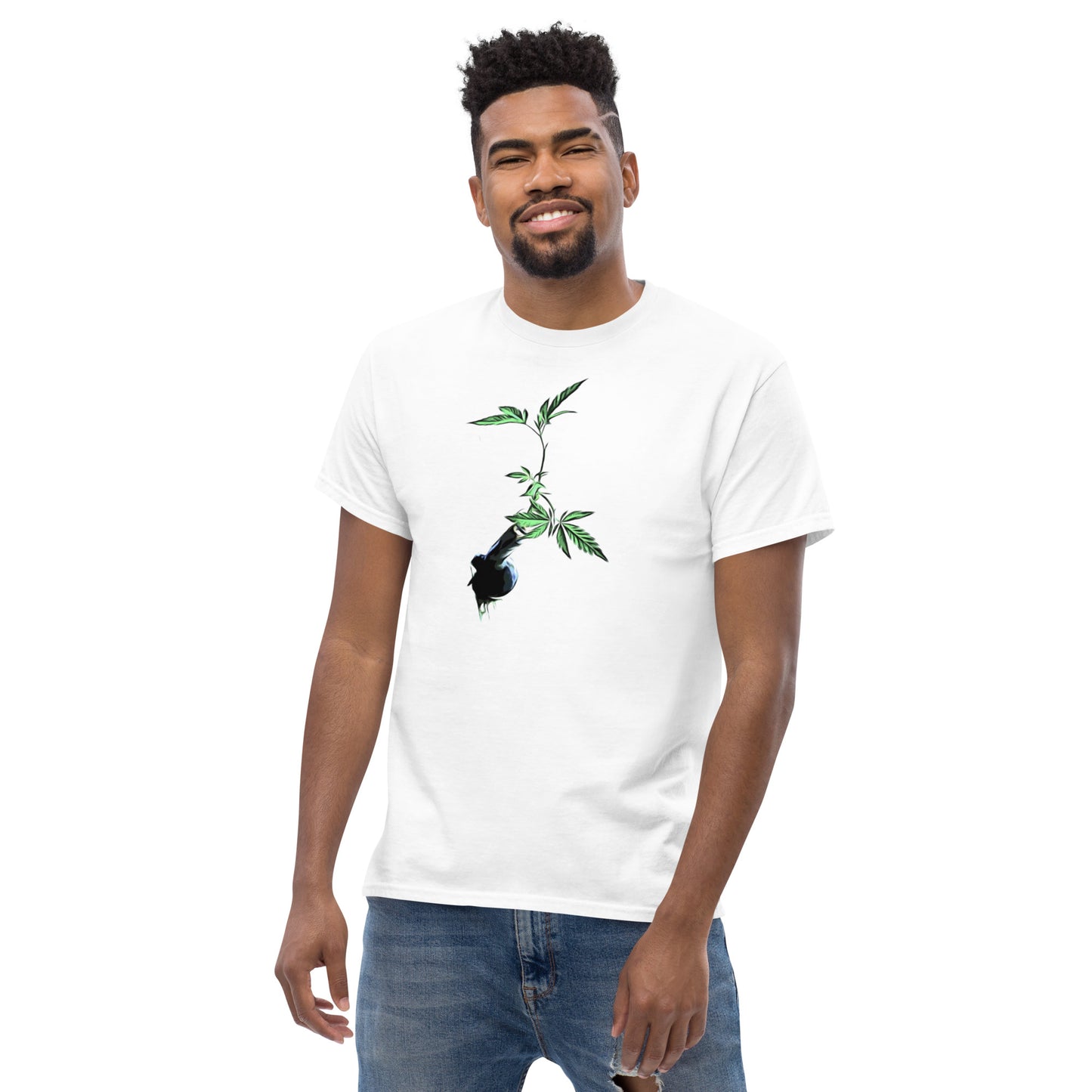 Bonsai Bong Cannabis Plant Unisex T-shirt