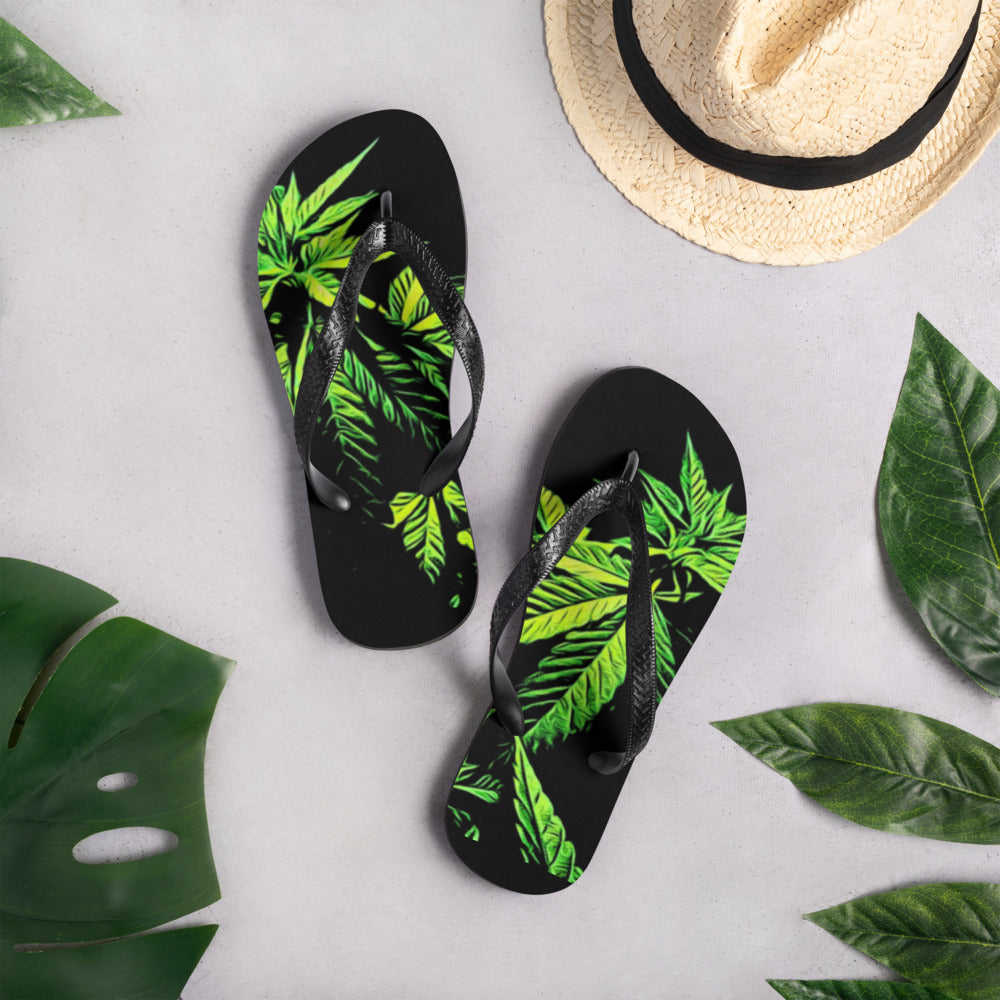 Vegetative Cannabis Plant Flip-Flops