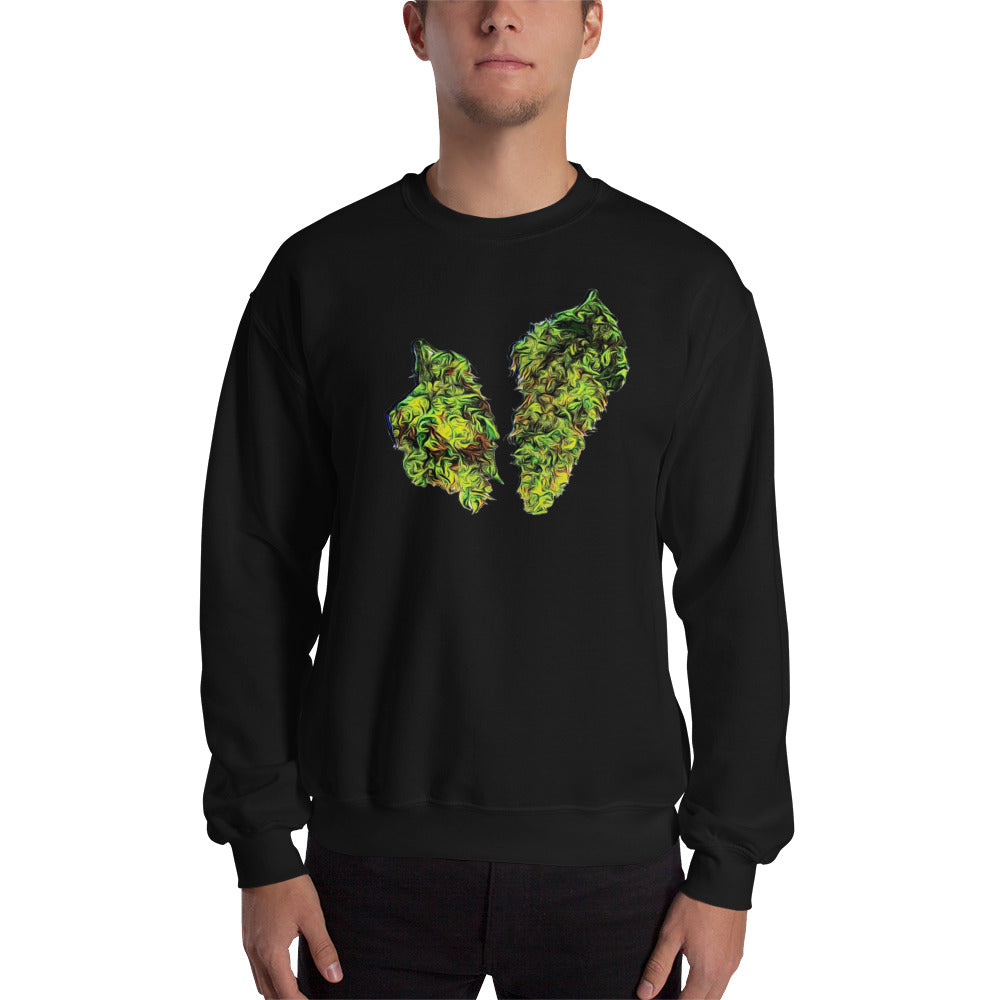 Homegrown Cannabis Flowers Unisex Sweatshirt