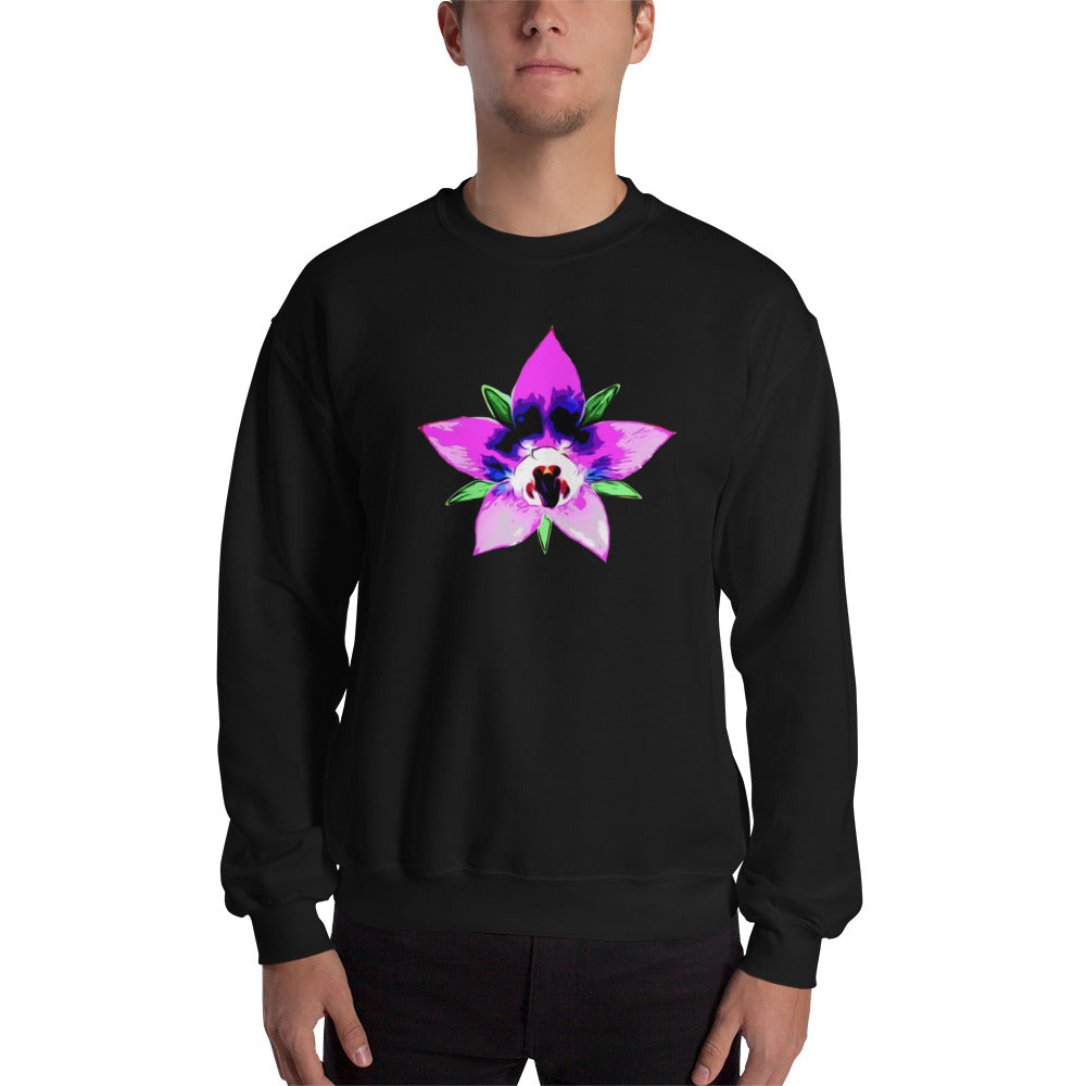 Pink Starflower Unisex Sweatshirt