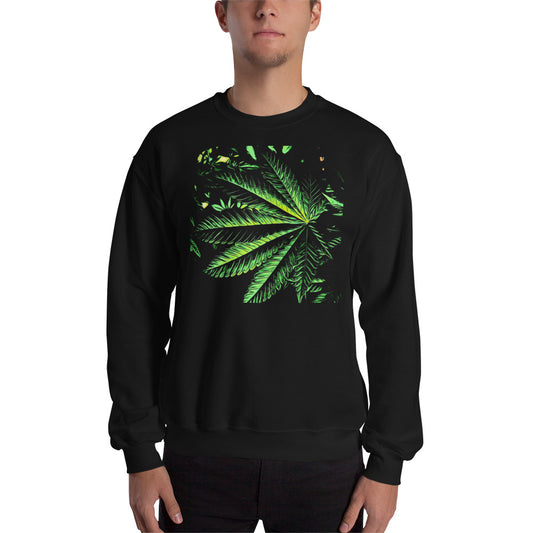 Biggest Cannabis Leaf Unisex Sweatshirt