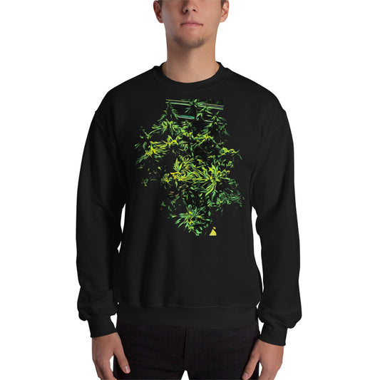 Monster Bush Cannabis Plant Unisex Sweatshirt