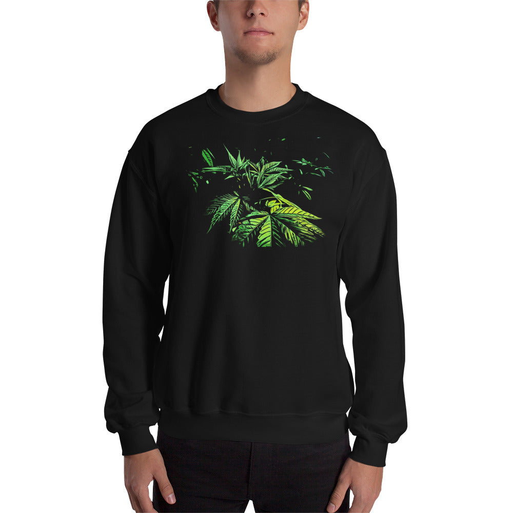 Praying Cannabis Plant Unisex Sweatshirt