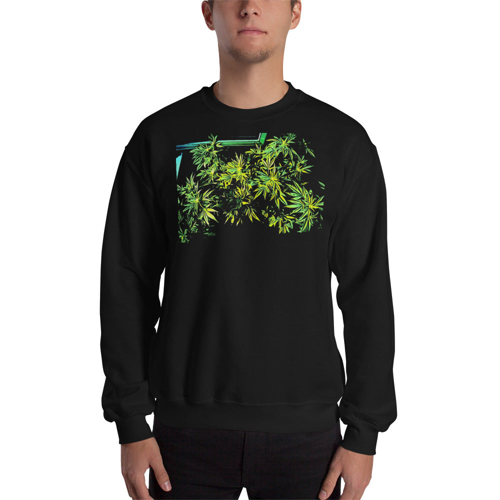 X Cannabis Plant Unisex Sweatshirt