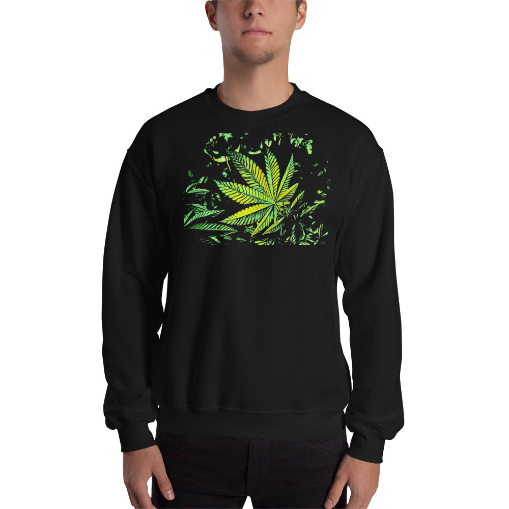 Big Cannabis Leaf Unisex Sweatshirt