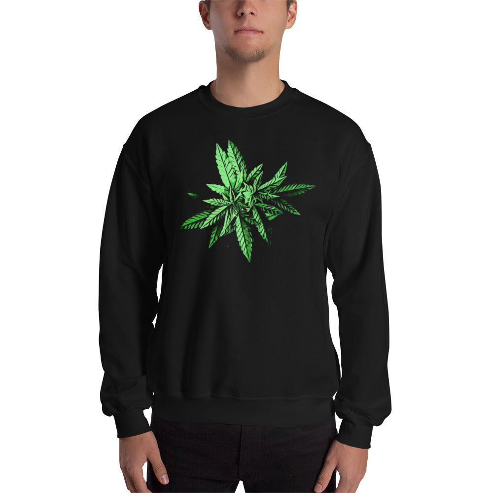 Target Leaf Cannabis Plant Unisex Sweatshirt