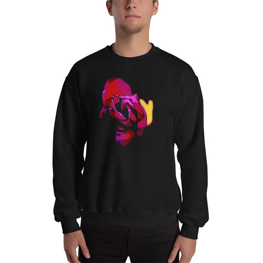Purple Tulip Flower Unisex Sweatshirt