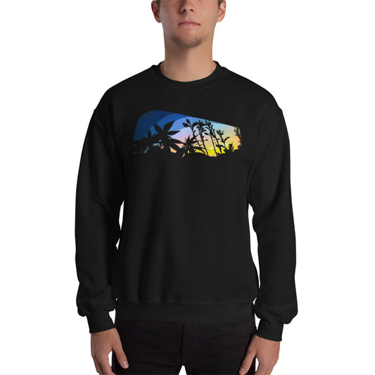 Cannabis and Starflower Moon Unisex Sweatshirt