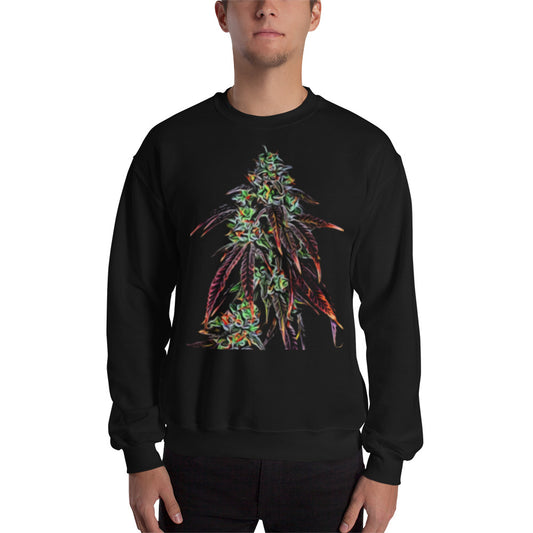 Faded Cannabis Bud Unisex Sweatshirt