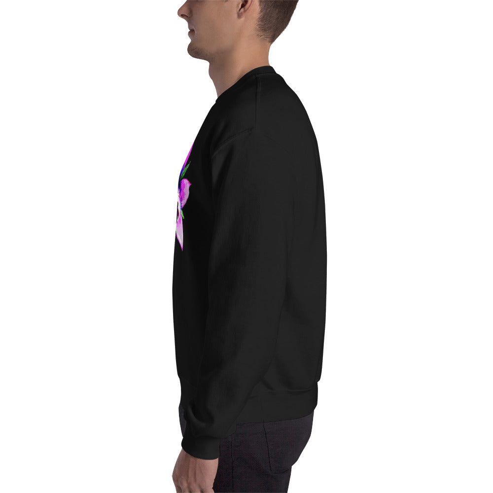 Pink Starflower Unisex Sweatshirt