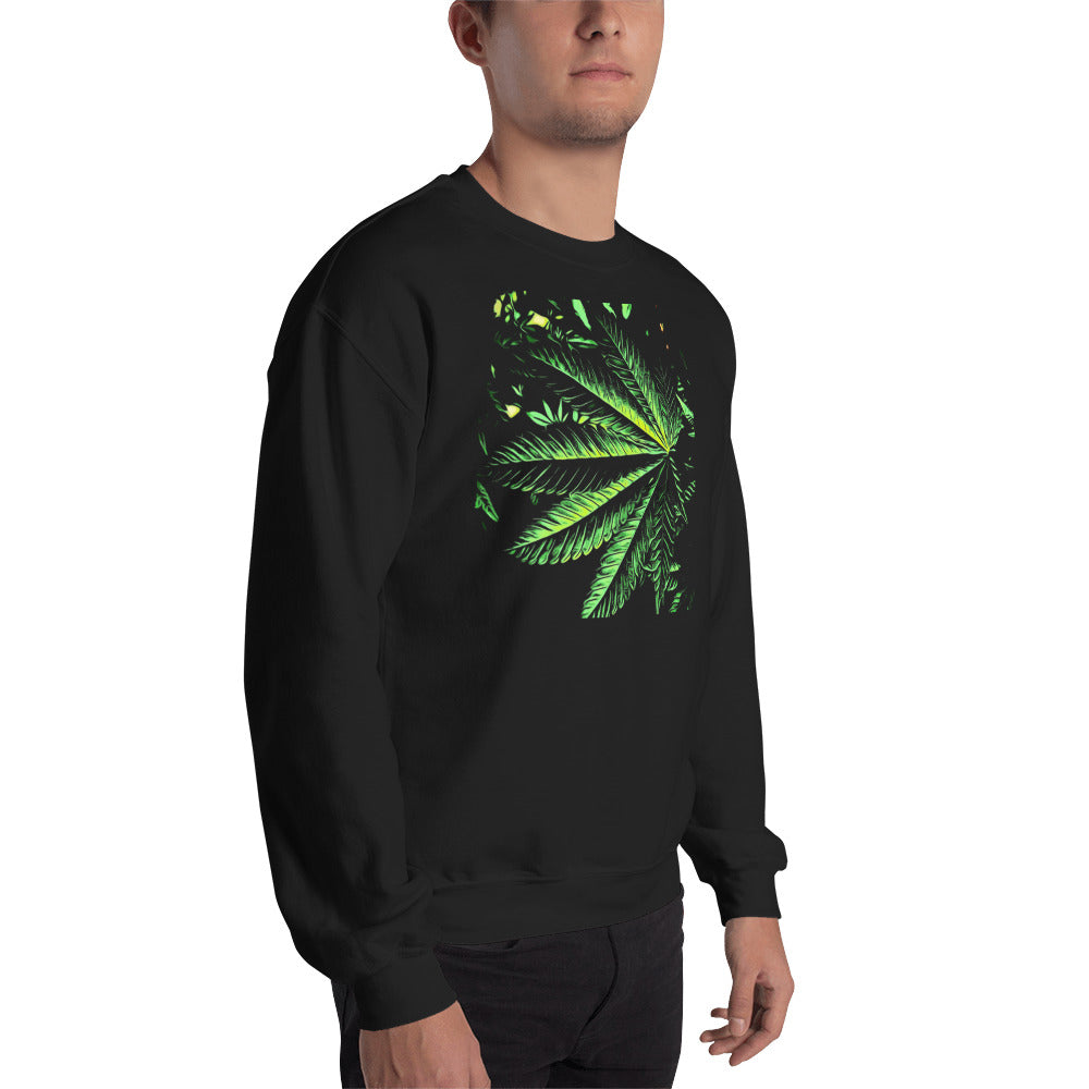 Biggest Cannabis Leaf Unisex Sweatshirt