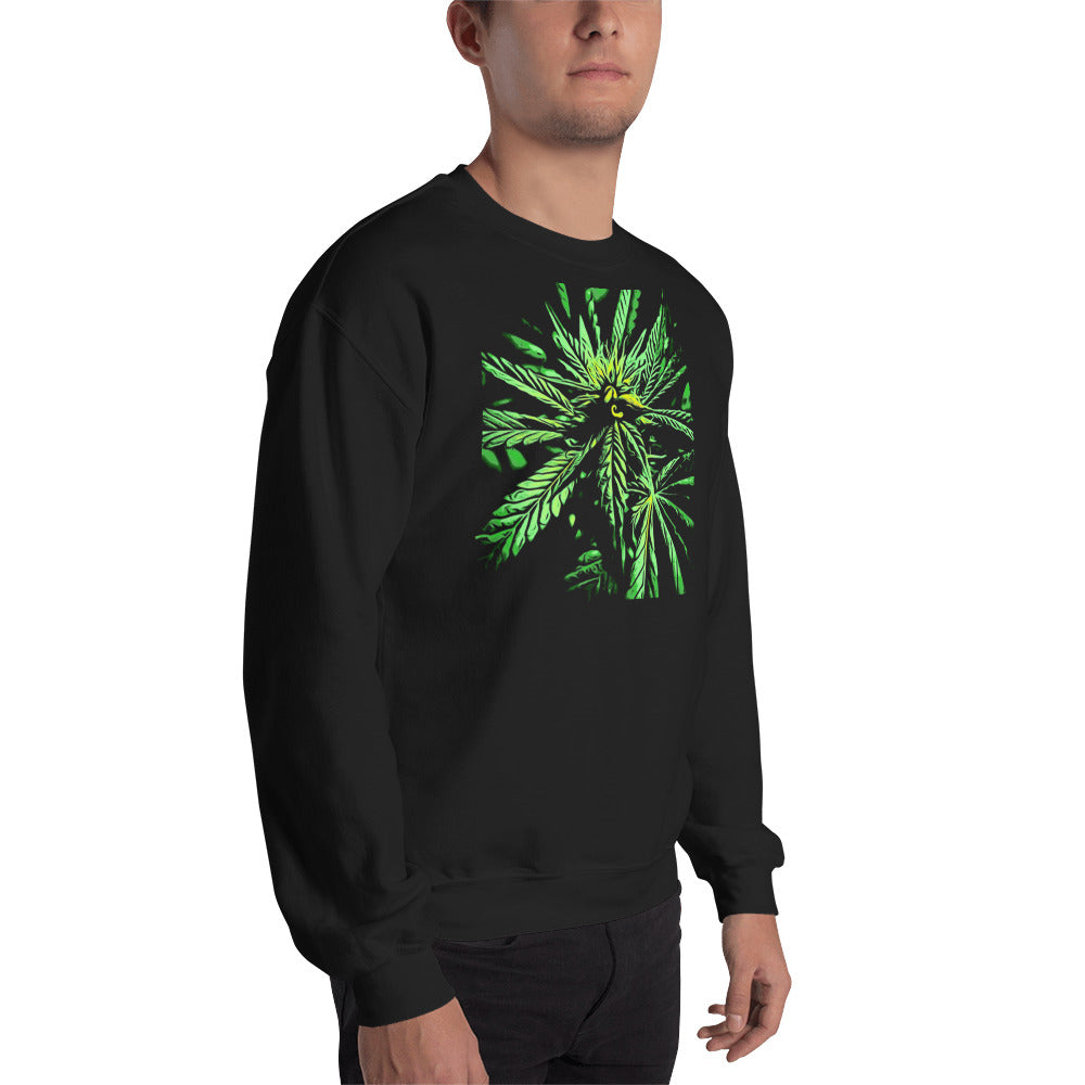 Seeded Flowering Cannabis Plant Unisex Sweatshirt