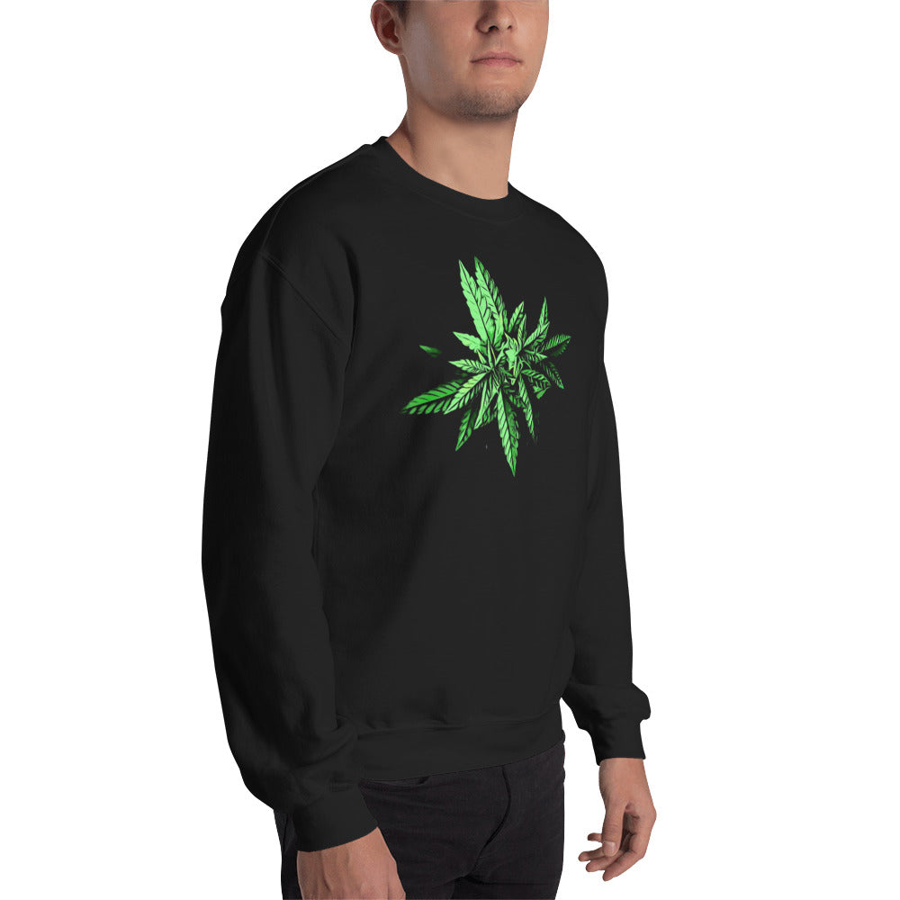 Target Leaf Cannabis Plant Unisex Sweatshirt