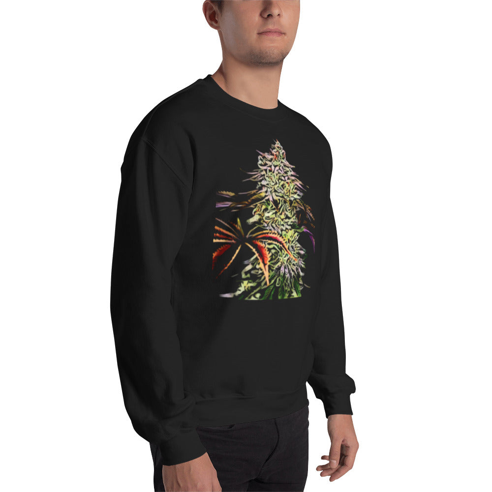 Big Bud Cannabis Flower Unisex Sweatshirt