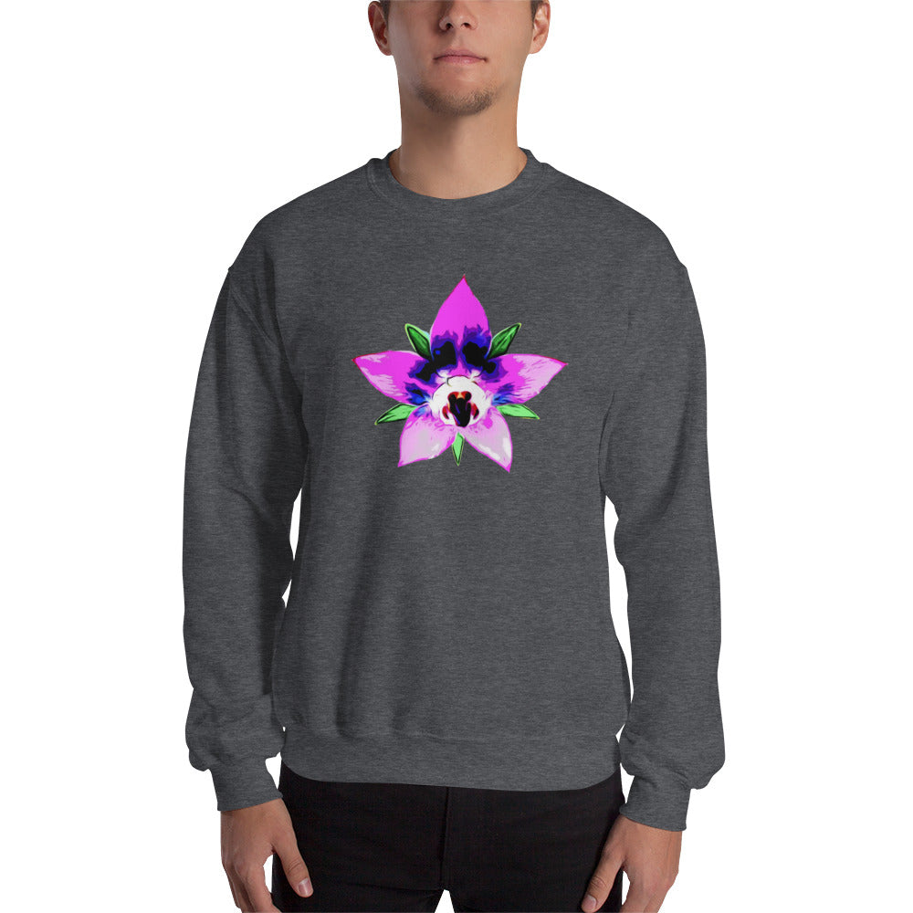 Pink Starflower Unisex Sweatshirt