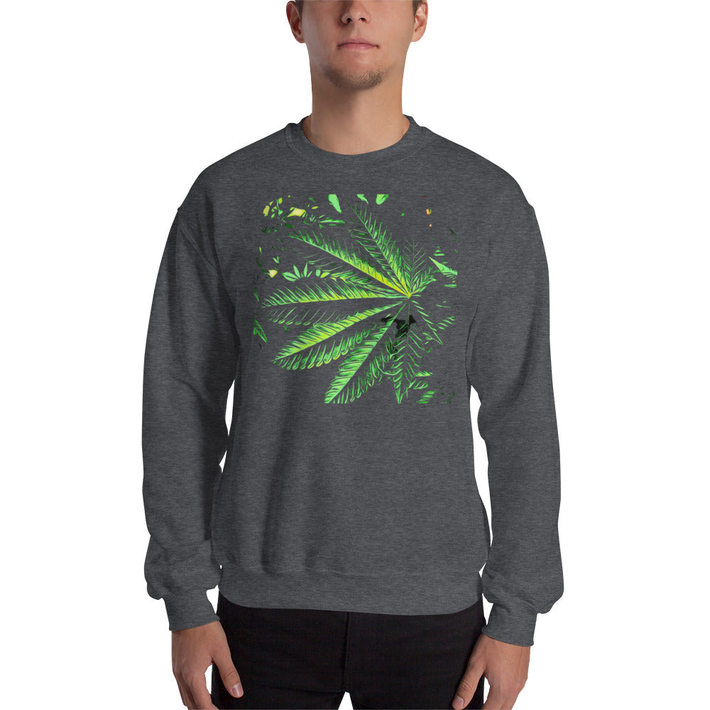 Biggest Cannabis Leaf Unisex Sweatshirt