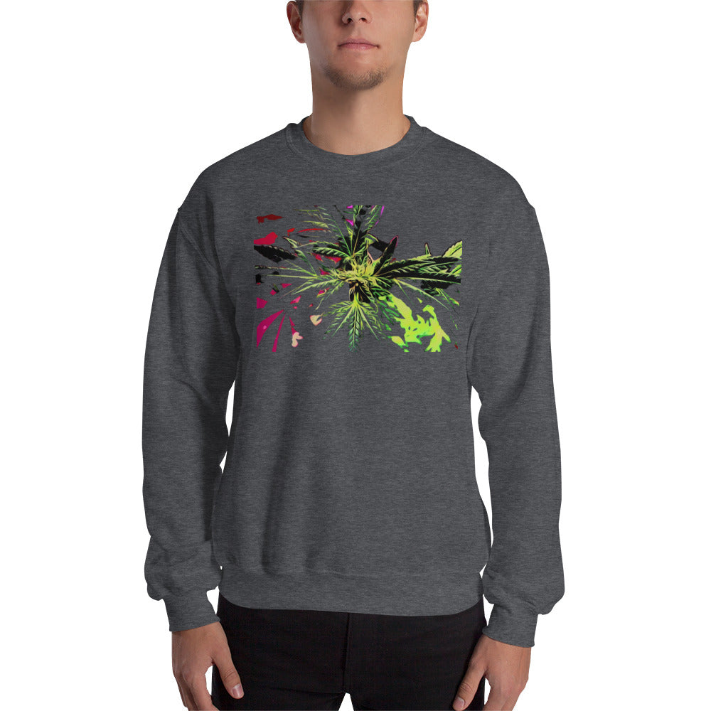 Happy's Special Blend Cannabis Plant Unisex Sweatshirt