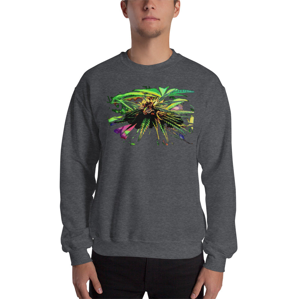 Happy's Sunshine Cannabis Variety Unisex Sweatshirt