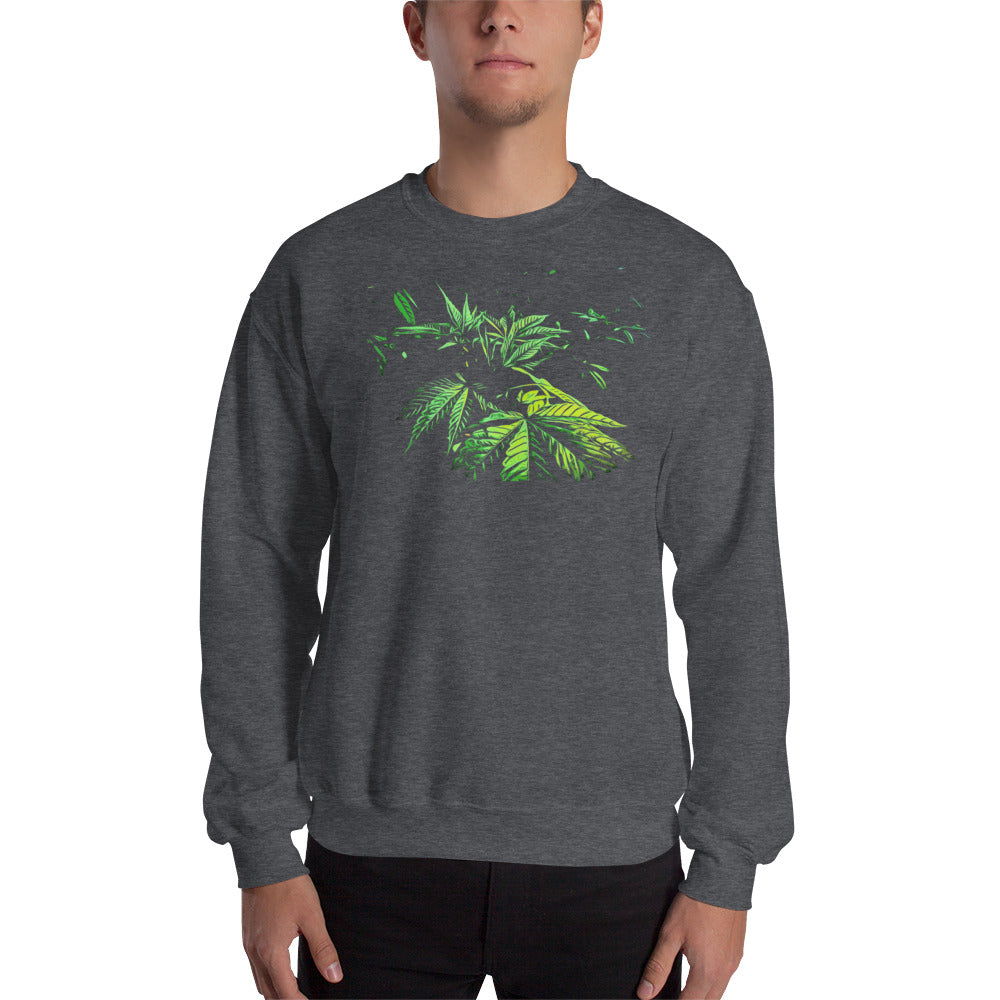 Praying Cannabis Plant Unisex Sweatshirt