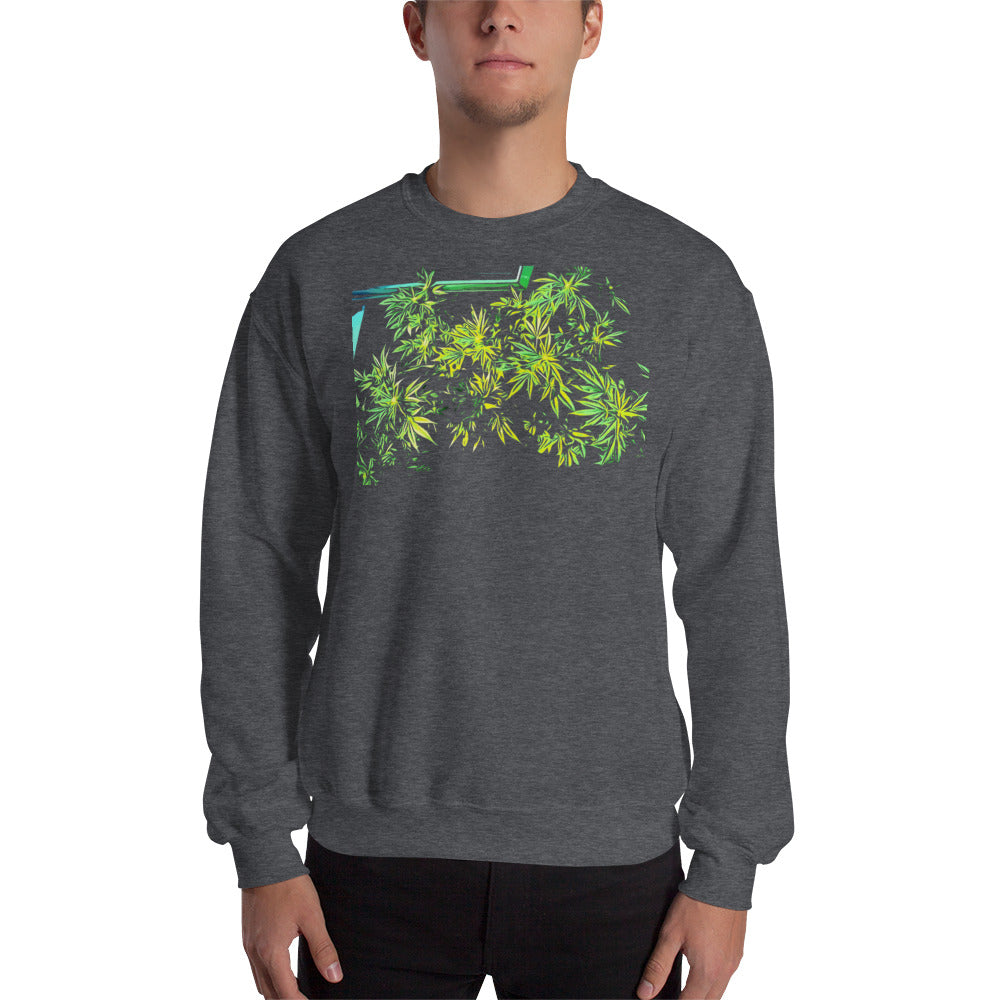 X Cannabis Plant Unisex Sweatshirt