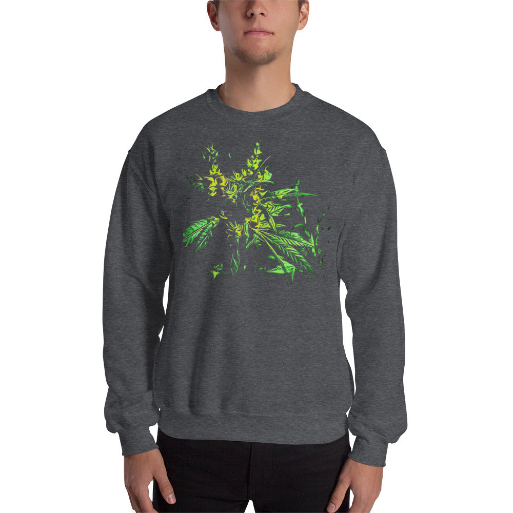 Happy's Haze Cannabis Variety Unisex Sweatshirt