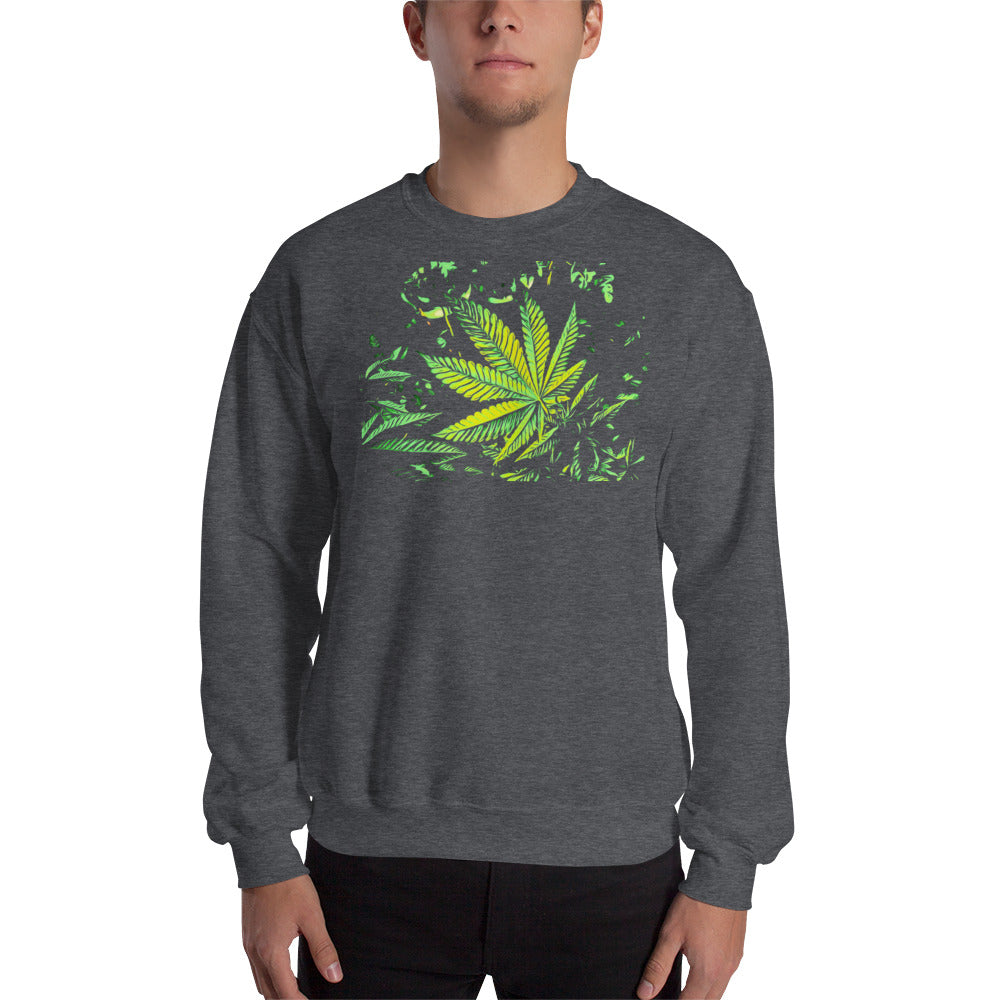 Big Cannabis Leaf Unisex Sweatshirt