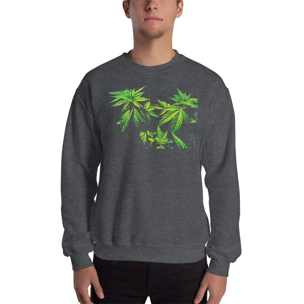 Vegetative Cannabis Plants Unisex Sweatshirt