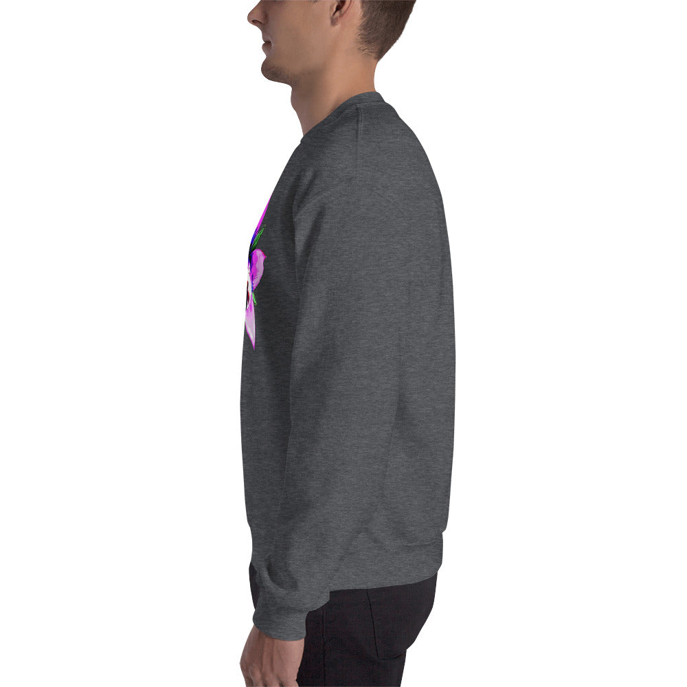 Pink Starflower Unisex Sweatshirt