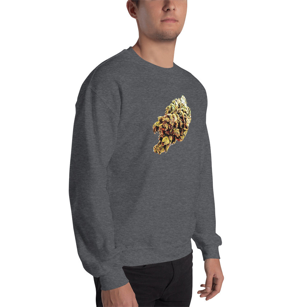 Homegrown Haze Cannabis Plant Unisex Sweatshirt